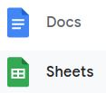 Docs and Sheets