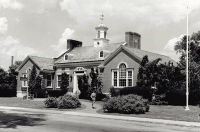 Front
Circa 1950. The library, designed by Portland architect William O. Armitage, is considered by many to be Sanford's most beautiful building.
