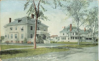 Lower Main St.
The house in the foreground is now the Oakwood Inn Hotel. 
