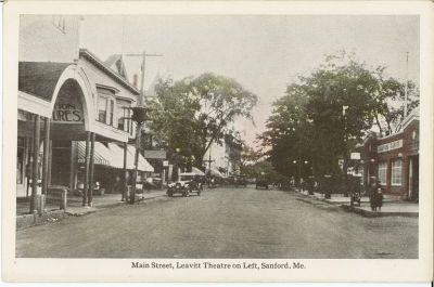 Main Street
Leavitt Theatre on left.
